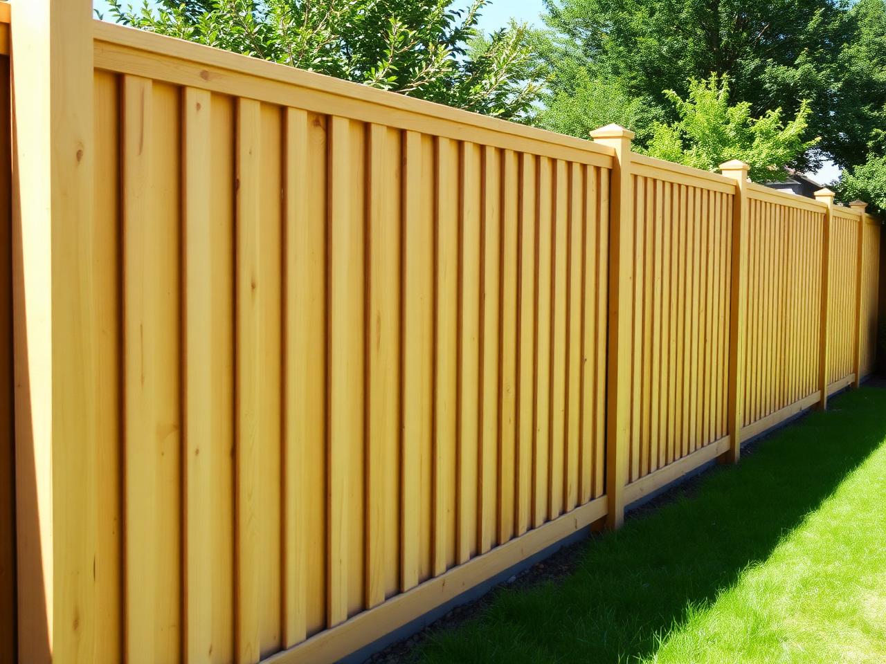 Timber garden fence panels Leigh