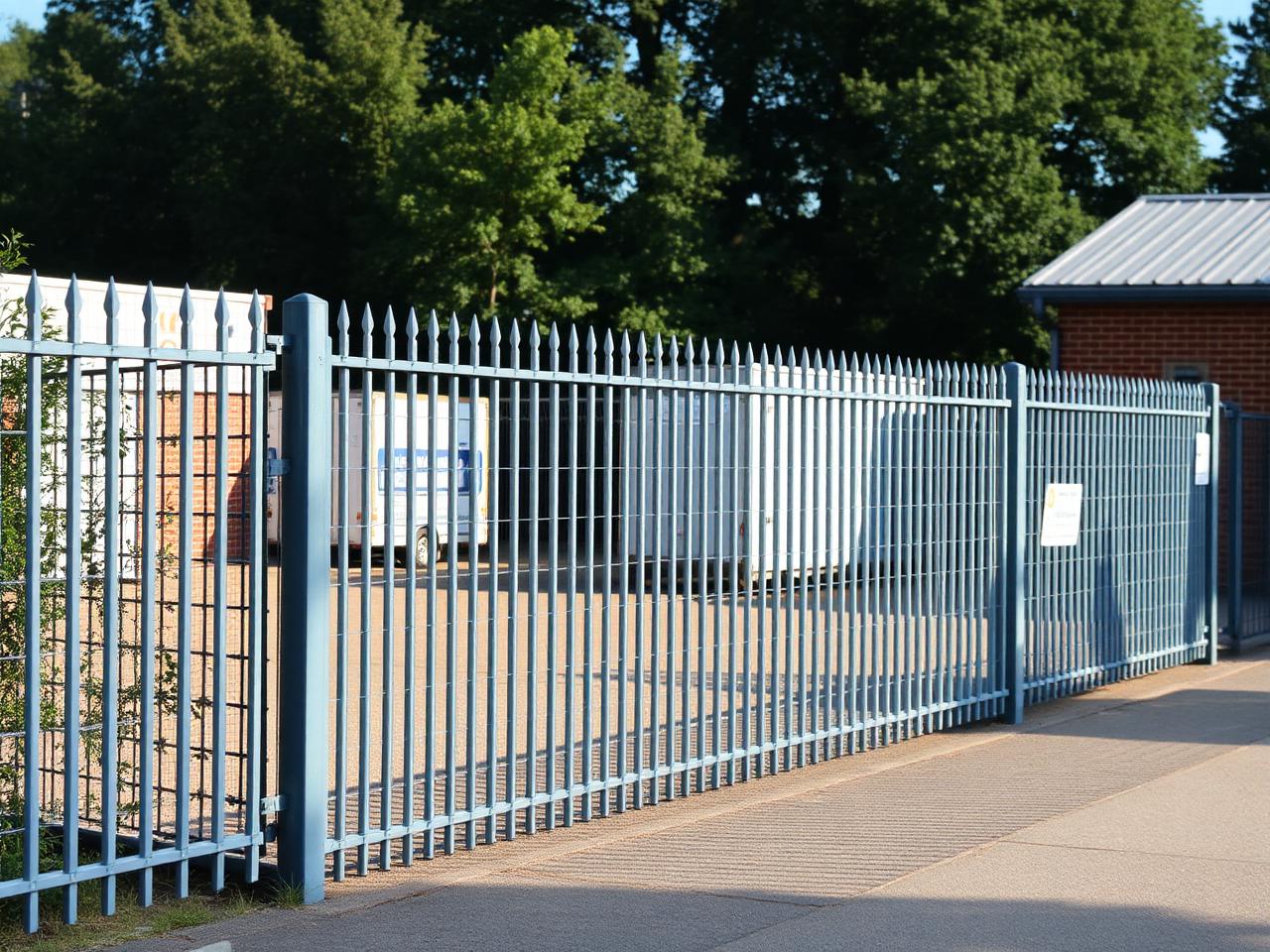 Commercial security palisade fencing Manchester