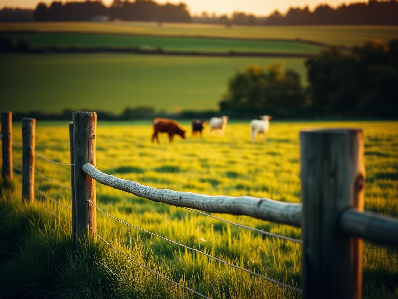 Agricultural post and rail fencing Warrington
